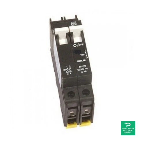 Outback Power 25 Amp 120 / 240 VAC Dual Pole DIN Mount Break - DIN-25D-AC — front view