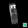 Outback Power 20 Amp 120 / 240 VAC Dual Pole DIN Mount Breaker - DIN-20D-AC — front view