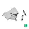 Outback Power 30A 1000VDC High Voltage DC DIN Rail Mount Fuse Holder - FH-30-1000VDC-DIN — front view