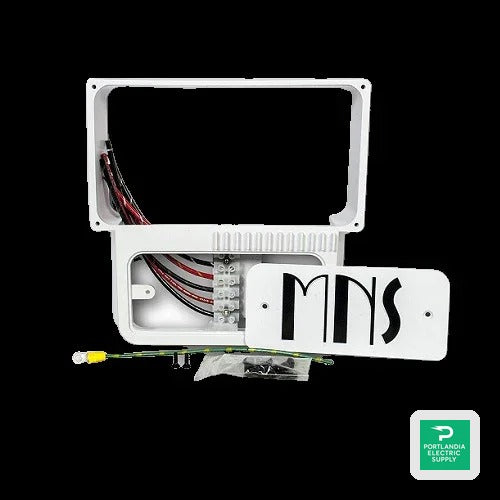 MidNite Solar Pre-Wired Mounting Bracket - MNKID-WMBB-W — front view