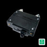 MidNite Solar 50A 150VDC 120VAC Non-Polarized Panel Mount Circuit Breaker - MNEDC50 — front view