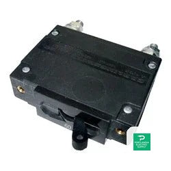 MidNite 40 Amp Panel Mount Breaker - MNEDC40 — side angle