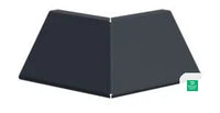 IronRidge Contour Black Trim Outer Corner Cap - CTR-OUT-01-B1 — side angle