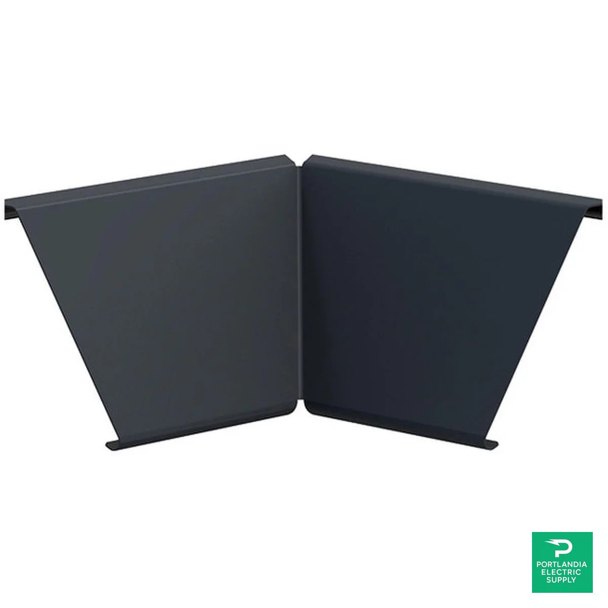 Ironridge Contour Black Trim Inside Corner Cap - CTR-IN-01-B1 — front view