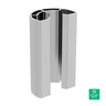 IronRidge UFO Series 42mm Stopper Sleeve w/ Clear Anodized Aluminum Finish - UFO-STP-42MM-M1 — front view