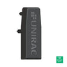 Unirac Solarmount Black End Cap for SolarMount Standard Rail - 309003P — front view