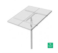 DPW Solar Plp Tpm Top-of-pole Mount For 2 Type-h Module - TPM2-H — side angle