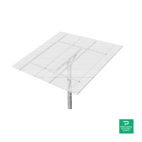 DPW Solar PLP Top-of-pole Mount For 6 Type-g Modules 6" Pipe - TPM6-G — front view