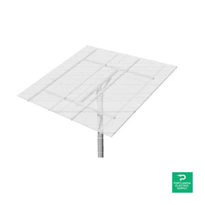 DPW Solar PLP Top-of-pole Mount For 6 Type-g Modules 6" Pipe - TPM6-G