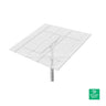 DPW Solar PLP Top-of-pole Mount For 6 Type-g Modules 6" Pipe - TPM6-G — front view