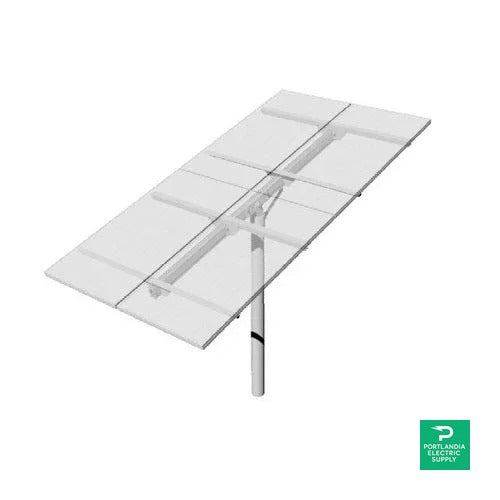 DPW Solar PLP Top-of-pole Mount For 4 Type-g Modules - TPM4-G — front view