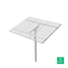 DPW Solar PLP Top-of-pole Mount For 3 Type-g Modules 4" Pipe - TPM3-G — front view