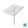 DPW Solar PLP Top-of-pole Mount For 2 Type-G Modules 3" Pipe - TPM2-G — front view
