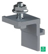 Unirac Solarmount Clear Bottom Clamp - 302000C — front view
