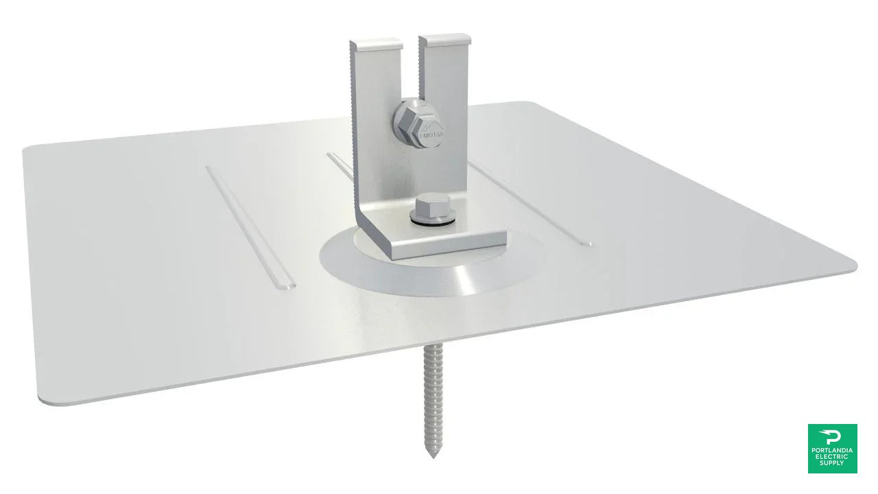 IronRidge Flashfoot Mill Flashing Kit - FM-FF1-002 — front view
