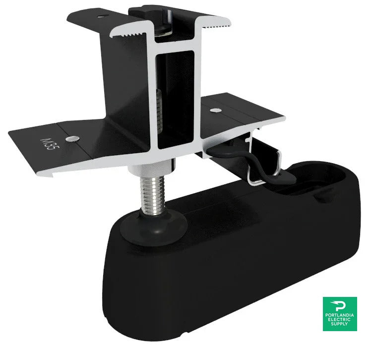 Ironridge FX Rail-less 32MM Black Rail-less Mount - FX-MOUNT-32MM-B — front view
