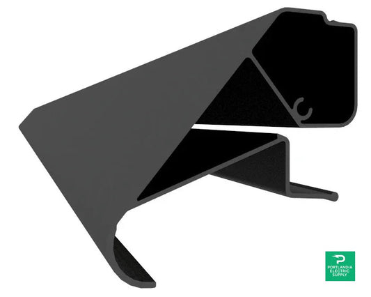 Ironridge Fx RAIL-LESS Rail-less Trim - FX-TRIM-40MM-B-2P — front view