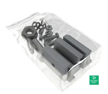 UNIRAC Ground Fixed Tilt Hardware Kit - 404013 4-RAIL — side angle