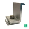 Prosolar Rooftrac Clear End Clamp 39.9-40.4mm - C1572EC-1-G — front view
