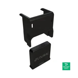 Unirac Nxt Horizon Rail & Clamp Cap Kit - ENDCAPD1 — side angle