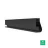 Ironridge XR RAIL 204 (17) Black Rail Low-profile Mounting Rail. - XR-10-204B — front view