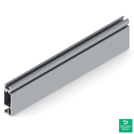 Unirac Solarmount 132" (11) MILL RAIL - 320132M — front view
