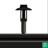 Unirac Solarmount Dark Mid Clamp 30-46mm (Universal-af) - 302045D — front view