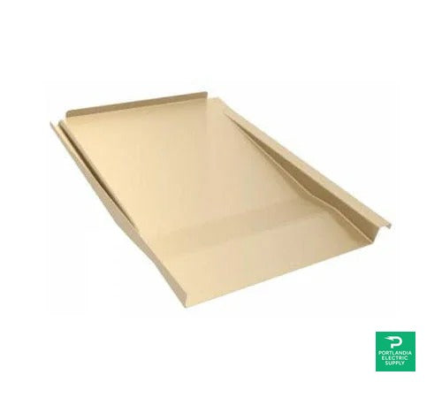 Ironridge KO Tan Flat Tile Flashing - KOF-F01-T1 — front view