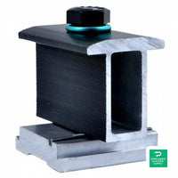 Prosolar Black Mid Clamp 42.0-46.4MM - C250IMC-1B-G — front view