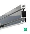 Unirac Solarmount 208" (17) MILL RAIL - 320208M — side angle