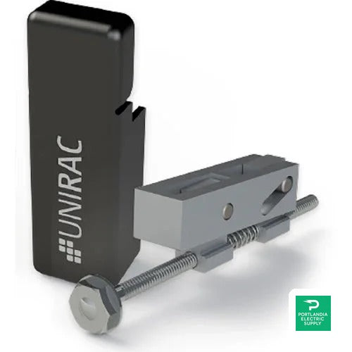 Unirac Solarmount End Clamp - 302035M-1 — front view