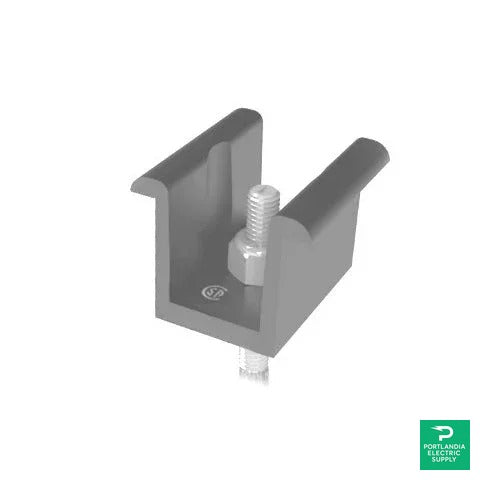 Unirac Solarmount Mill Mid Clamp 30-51mm - 302030M — front view