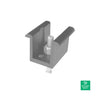 Unirac Solarmount Mill Mid Clamp 30-51mm - 302030M — front view