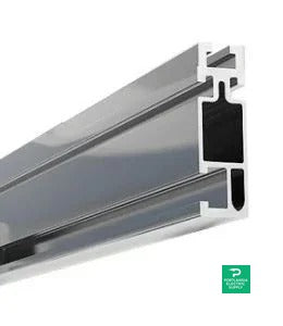 Unirac Solarmount 246" (21) Clear RAIL - 310246C — side angle