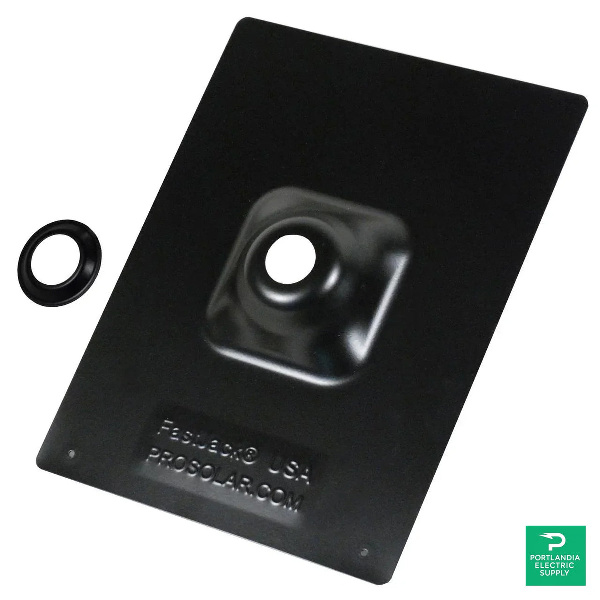 Prosolar Fastjack Black Flashing And Collar - FJE-FLASH-1 — front view
