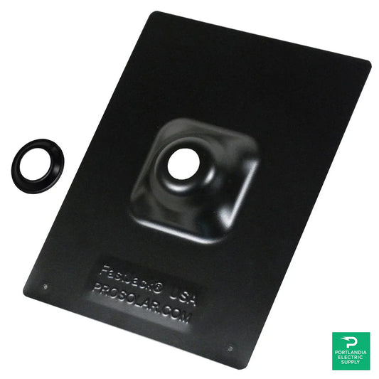 Prosolar Fastjack Black Flashing And Collar - FJE-FLASH-1 — front view