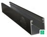 ProSolar RoofTrac 172" (14) Black 2" Deep Rail - R172-2.0B — front view