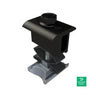 Unirac Nxt Horizon Dark Mid/end Combo Clamp 30-40mm - CCLAMPD1 — side angle