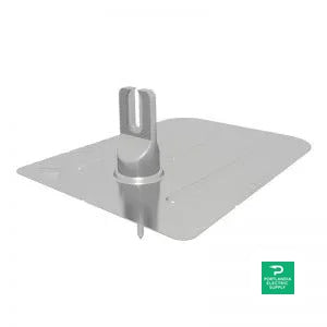 Ironridge Flashfoot2 Mill Comp Shingle Flashing With Cap-foot - FF2-01-M2 — side angle