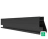 Ironridge XR RAIL 168 (14) Black RAIL - XR-100-168B — front view