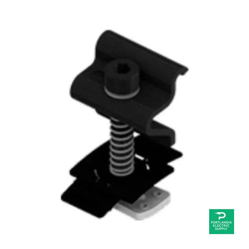 K2 System end clamp Dark 30-40mm pack of 20 - 4000091 — front view