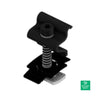 K2 System end clamp Dark 30-40mm pack of 20 - 4000091 — front view