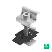 K2 System end clamp Mill 30-40mm pack of 20 - 4000090 — front view