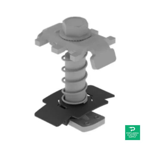 K2 System mid clamps Mill 30-47mm 13mm Hex pack of 20 - 4000601-H — front view