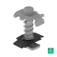 K2 System mid clamps Mill 30-47mm 13mm Hex pack of 20 - 4000601-H — front view