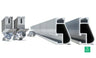 IronRidge BX System Inverter Mounting Assembly w/ Rail & Hardware - BX-CMA-SI-M1 — front view