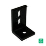 EcoFasten Solar Black Flashing Anodized Compression Adjustable L-foot Bracket - L-102-3-Anodized — front view
