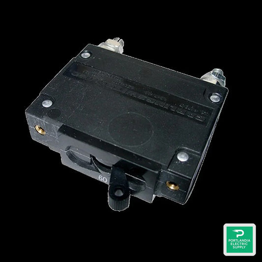 Midnite Solar Circuit Breaker 60A 300VDC 1-pole Panel Mount - MNEDC60 — front view