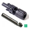 Staubli Female MC4 Connector - 18-32.0016P0001-UR — front view