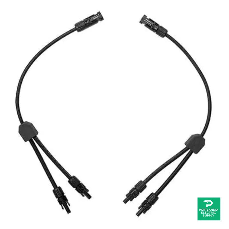 SolarEdge MC4 Parallel Branch Connectors (bag of 10) - SE-IAC-RBAT-USYCBL-01 — front view